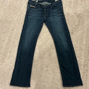 Diesel Men's Deep Indigo Straight Jeans